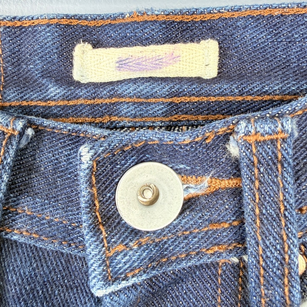 Unbranded Brand UB621 Jeans‎ Women 28 Blue Relaxed Tapered 21oz Selvedge Denim - Picture 10 of 12